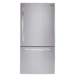 LG 30 in 22 Cu ft Refrigerator Stainless Steel Bottom Freezer - LRDNS2200S