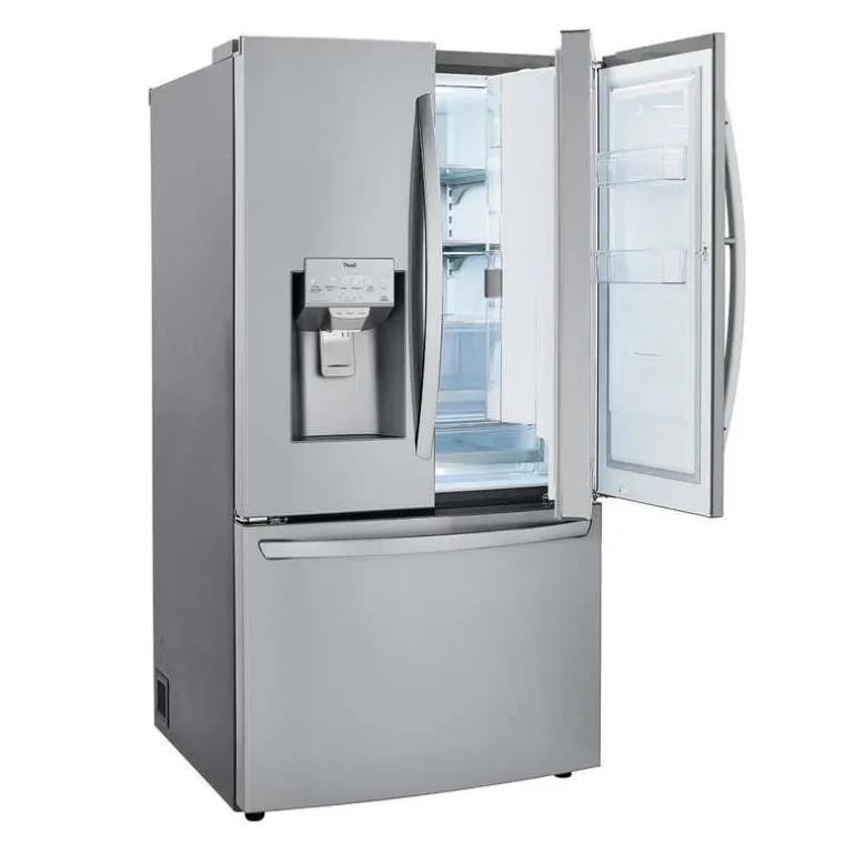 LG 36 in 30 Cu ft Refrigerator Stainless Steel Bottom Freezer, French door - LRFDS3016S