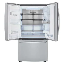 LG 36 in 30 Cu ft Refrigerator Stainless Steel Bottom Freezer, French door - LRFDS3016S