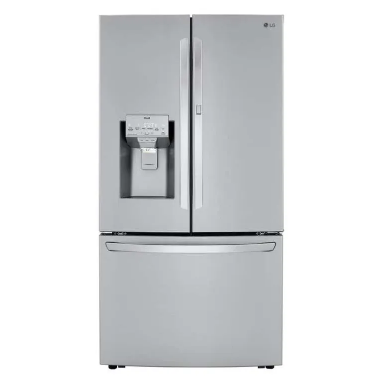 LG 36 in 30 Cu ft Refrigerator Stainless Steel Bottom Freezer, French door - LRFDS3016S