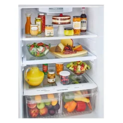 LG 30 in 20 cu ft Refrigerator White Top Freezer - LTCS20020W