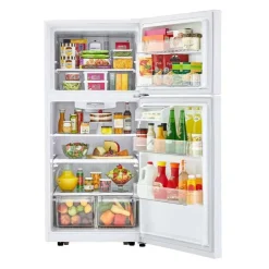 LG 30 in 20 cu ft Refrigerator White Top Freezer - LTCS20020W