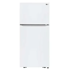 LG 30 in 20 cu ft Refrigerator White Top Freezer - LTCS20020W
