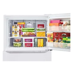 LG 30 in 20 cu ft Refrigerator White Top Freezer - LTCS20020W