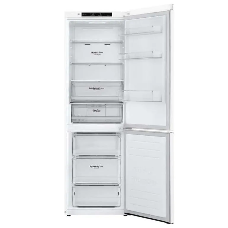 LG 24 in 11,9 cu ft Refrigerator White Bottom Freezer - LBNC12231W