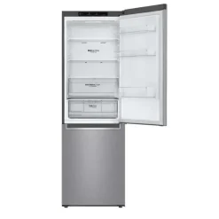 LG 24 in 11,9 cu ft Refrigerator Platinum Silver Bottom Freezer - LBNC12231V