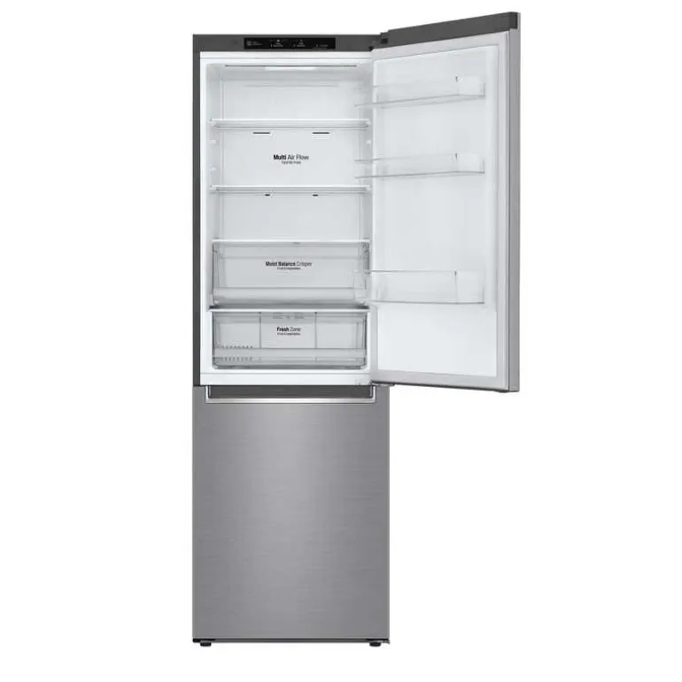 LG 24 in 11,9 cu ft Refrigerator Platinum Silver Bottom Freezer - LBNC12231V