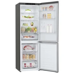 LG 24 in 11,9 cu ft Refrigerator Platinum Silver Bottom Freezer - LBNC12231V