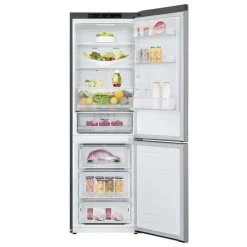 LG 24 in 11,9 cu ft Refrigerator Platinum Silver Bottom Freezer - LBNC12231V