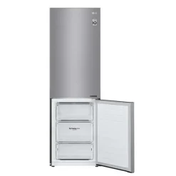 LG 24 in 11,9 cu ft Refrigerator Platinum Silver Bottom Freezer - LBNC12231V