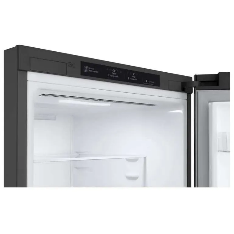 LG 24 in 11,9 cu ft Refrigerator Platinum Silver Bottom Freezer - LBNC12231V