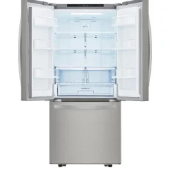LG 30 in 22 Cu ft Refrigerator Stainless Steel Bottom Freezer, French door - LRFNS2200S
