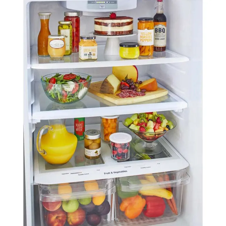 LG 30 in 20 cu ft Refrigerator Stainless Steel Top Freezer - LTCS20020S