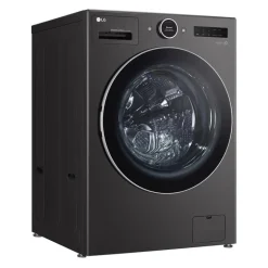 LG All-In-One Washer/Dryer, Black Stainless, 27", Front-Load - WM6998HBA