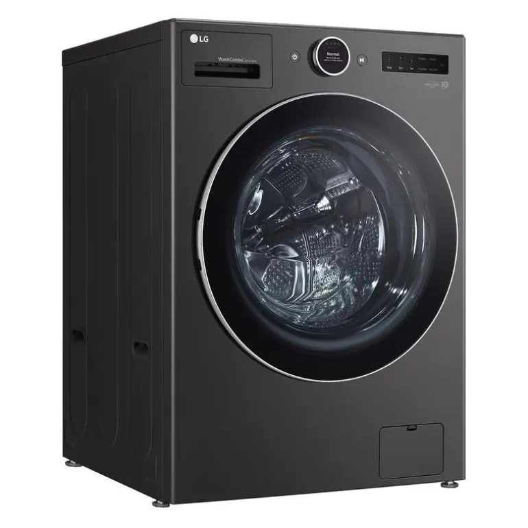 LG All-In-One Washer/Dryer, Black Stainless, 27", Front-Load - WM6998HBA