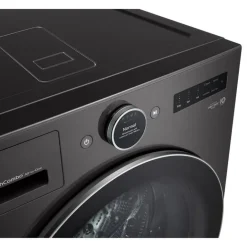 LG All-In-One Washer/Dryer, Black Stainless, 27