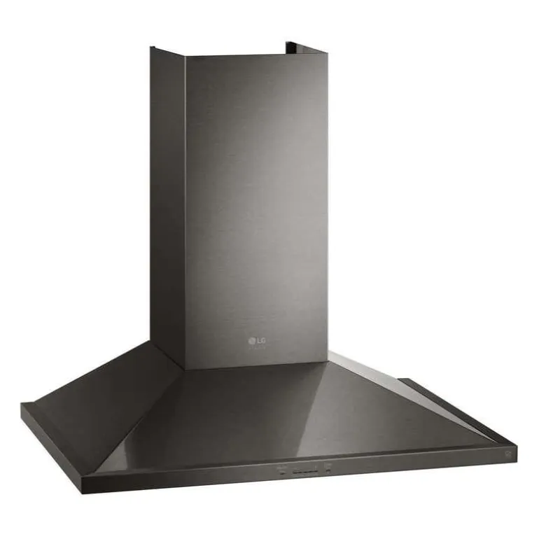 LG Chimney hood Wall Mount Black Stainless 30" , 600 CFM - LSHD3089BD