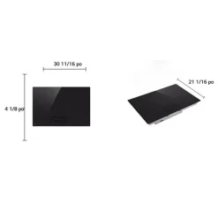 LG Cooktop Glass-Ceramic Black 31"    Black - CBEW3013BE