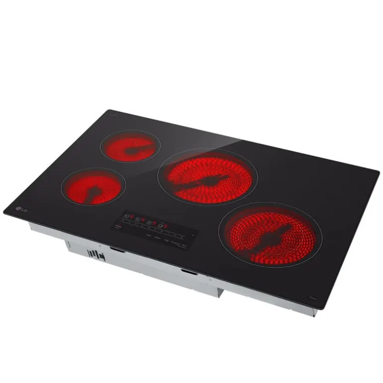 LG Cooktop Glass-Ceramic Black 31" Black - CBEW3013BE