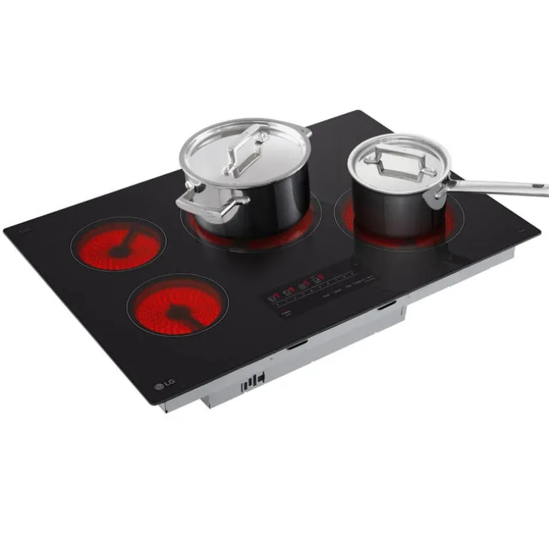 LG Cooktop Glass-Ceramic Black 31" Black - CBEW3013BE
