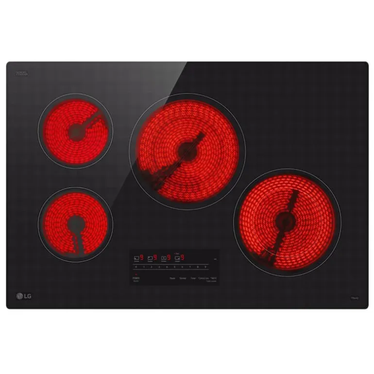 LG Cooktop Glass-Ceramic Black 31" Black - CBEW3013BE