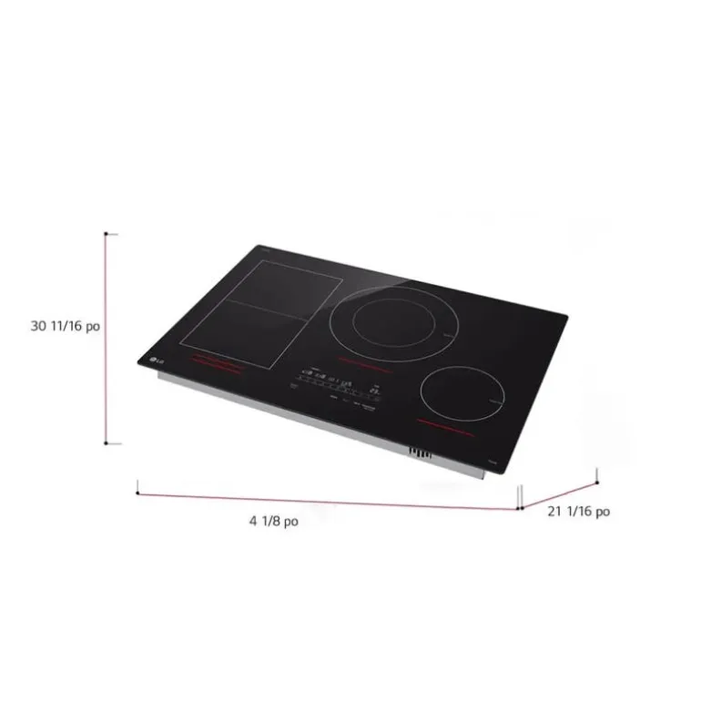 LG Cooktop Induction Black 30" Black - CBIH3017BE