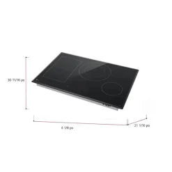 LG Cooktop Induction Black 31"    Black - CBIS3018BE
