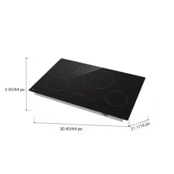LG Cooktop Induction Black 30"    Black - CBIH3013BE