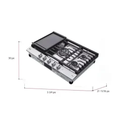 LG Cooktop  Stainless Steel 30