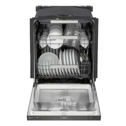 LG Dishwasher Built-In Black Stainless 24
