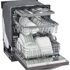 LG Dishwasher Built-In Black Stainless Steel 24