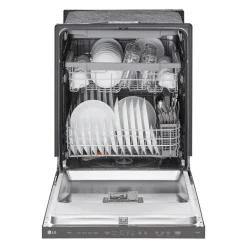 LG Dishwasher Built-In Black Stainless 24