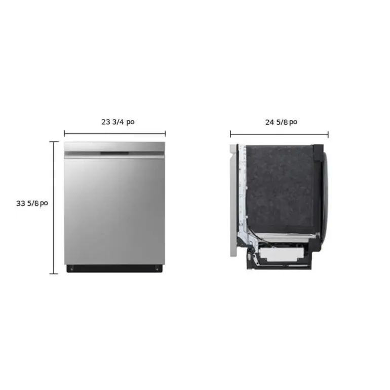 LG Dishwasher Built-In Black Stainless 24" 46dB - LDPH5554D