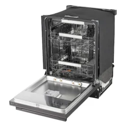 LG Dishwasher Built-In Black Stainless 24