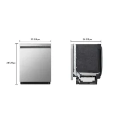 LG Dishwasher Built-In Stainless Steel 24