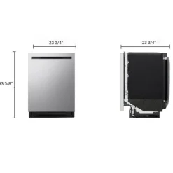 LG Dishwasher Built-In Stainless Steel 24