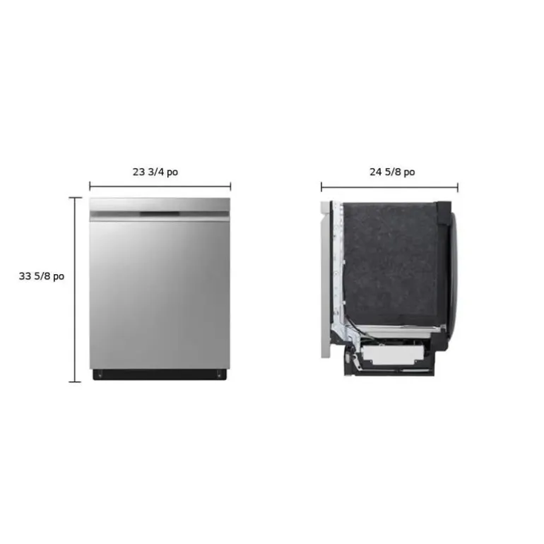 LG Dishwasher Built-In Stainless Steel 24" 48dB - LDPN454HT