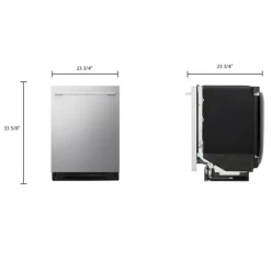 LG Dishwasher Built-In Stainless Steel 24