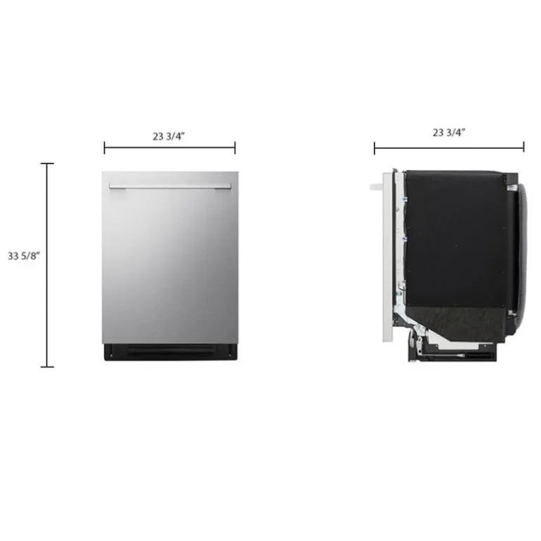 LG Dishwasher Built-In Stainless Steel 24" 39dB - LDNTH862S