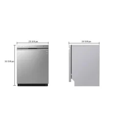 LG Dishwasher Built-In Stainless Steel 24