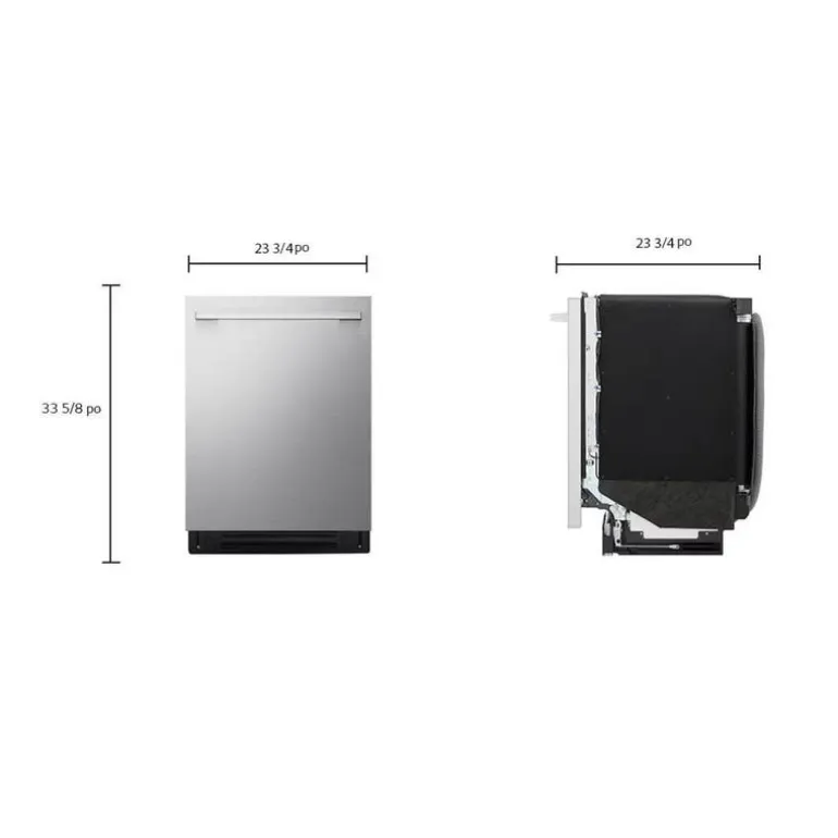 LG Dishwasher Built-In Stainless Steel 24" 42dB - LDNTH753S
