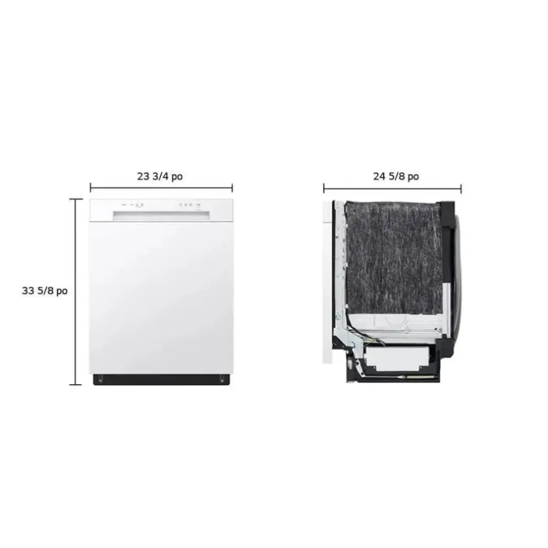 LG Dishwasher Built-In White 24" 52dB - LDFC2423W