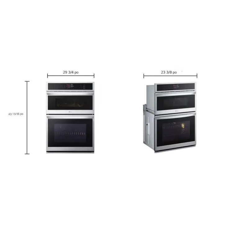 LG Double Wall Oven Stainless Steel 30" Electric - WCEP6423F