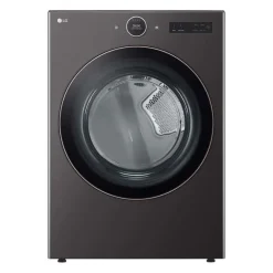 LG Dryer Front-Load Black Stainless 27
