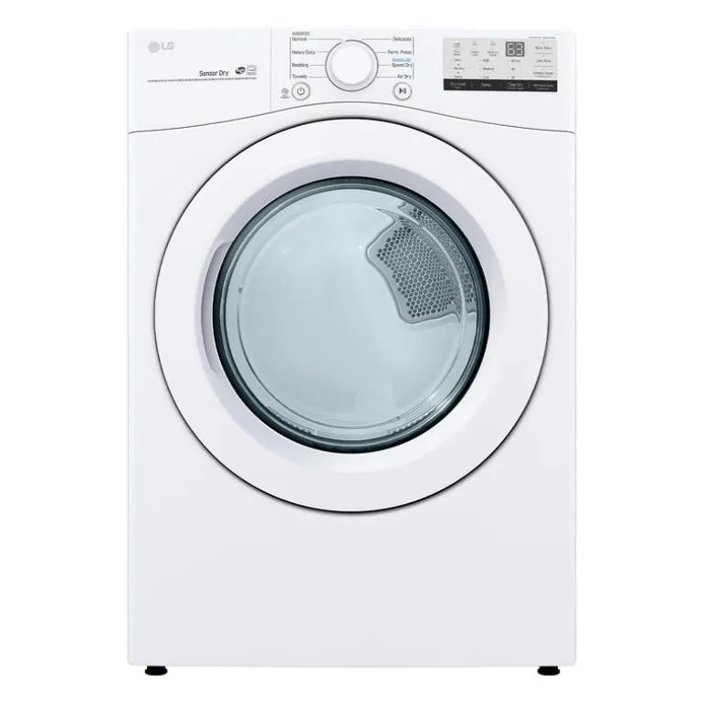 LG Dryer Front-Load White 27" - DLE3400W
