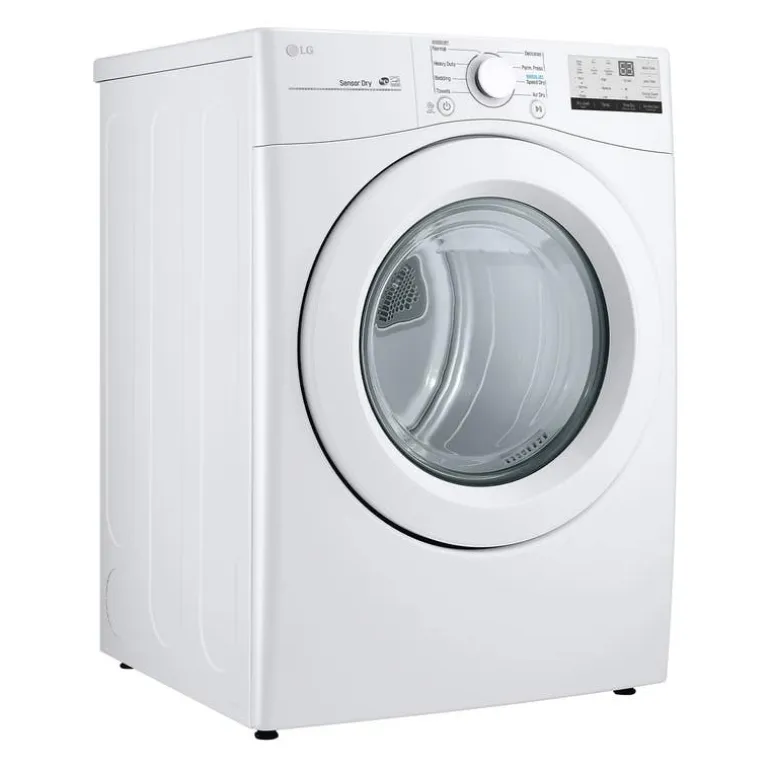 LG Dryer Front-Load White 27" - DLE3400W