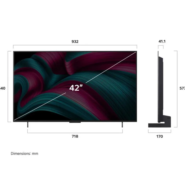 LG 42in Smart TV OLED UHD 4K - OLED42C5PUA
