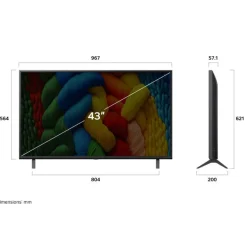 LG 43-inch Smart TV NANO UHD 4K - 43NANO80AUA