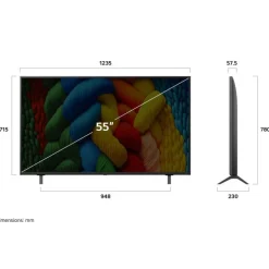 LG 55-inch Smart TV NANO UHD 4K - 55NANO80AUA