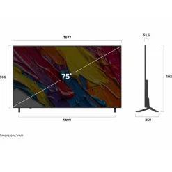LG 75-inch Smart TV QNED UHD 4K - 75QNED82AUA